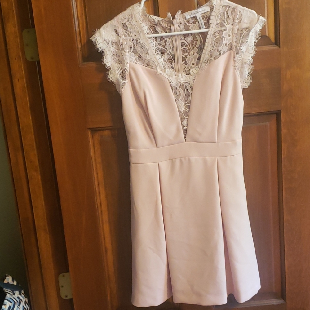 Lace cap sleeve dress